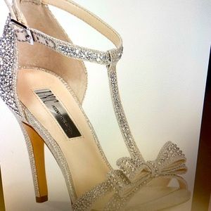 Rhinestone spike heels